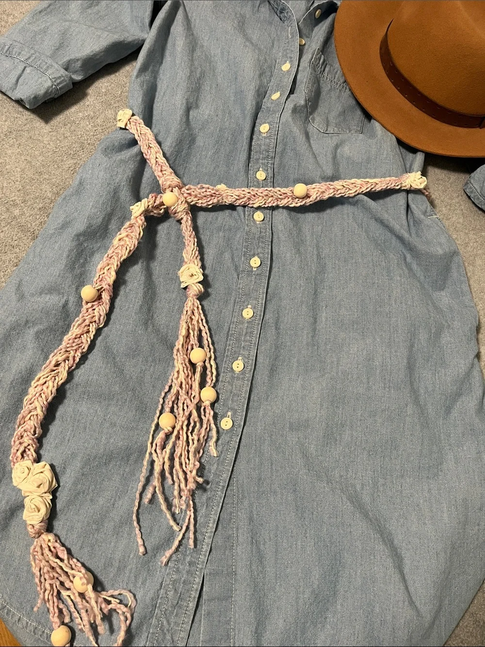 Handmade hand braided